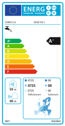 evenes Warmwasserwärmepumpe Gelbi D 4.1 (C), (R 134A)