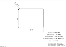 Reginox New York 50x40 KG-CC (304) Edelstahl Spüle