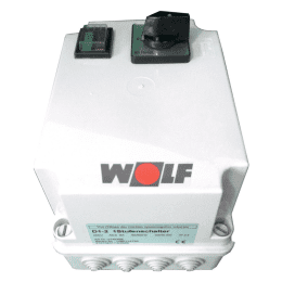 Wolf 1-Stufenschalter D1-2 Motorvollschutzschalter 8A, 400 V