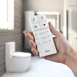 Roca Inspira In-Wash Stand-Dusch-WC-Kombination, Komplettanlage mit WC-Sitz