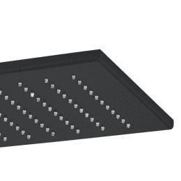Mariner Edelstahl-Regenpaneel mit 2 Funktionen schwarz matt