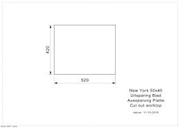 Reginox New York 50x40 KG-CC (304) Edelstahl Spüle