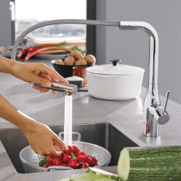 Grohe Essence Spültisch Einhebelmischer, verchromt