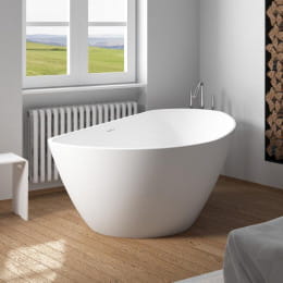 Riho Granada freistehende Badewanne weiß-matt