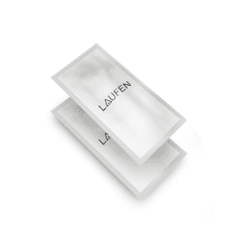 Laufen Cleanet Meda Wand-Dusch-WC mit Silent Flush, mit WC-Sitz weiß