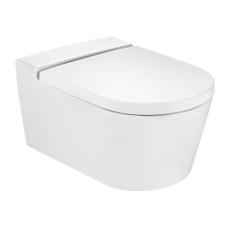 Roca Inspira Wand-WC round mit WC-Sitz, weiß