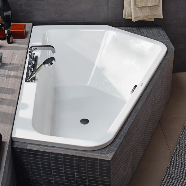Duravit Paiova 5 Asymetrische Badewanne 177x130 cm, rechts, weiß