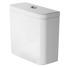 Duravit DuraStyle Basic Spülkasten Seitenanschluss Dual Flush weiß, Anschluss rechts/links