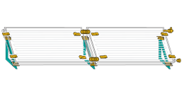 Weishaupt Weishaupt Flachkollektoren WTS-F2 K5 2er-Feld Flachdach horiz. 2/2x1-FH-30°