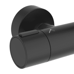 Ideal Standard ALU+ Brauseset mit Thermostat, Durchmesser 26 cm, 2 Strahlarten, Seide schwarz