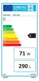 Wolf Warmwasserspeicher SEW-1-300 für Wärmepumpen bis ca. 14 kW Leistung