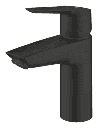Grohe QuickFix Start Waschtischarmatur mit Push-Open-Ablaufgarnitur, schwarz matt