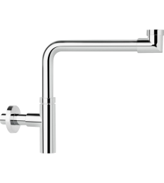 Design Raumsparsiphon 1 1/4", 32x100mm, Messing verchromt DN32