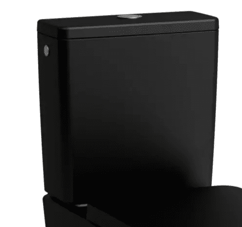 Laufen Lua Spülkasten, DualFlush, Wasseranschluss seitlich, schwarz matt