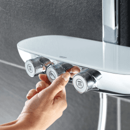 Grohe Rainshower SmartControl Brausegarnitur Duo 360 mit Thermostat, 2 Strahlen, Chrom Grohe Rainshower SmartControl Brausegarnitur Duo 360 mit Thermostat, 2 Strahlen, Chrom