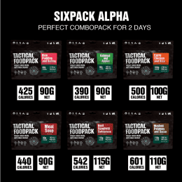 Tactical Foodpack Tactical Sixpack Alpha 595 g Beutel