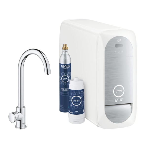 Grohe Blue Home Spültischventil Mono Connected mit Kühleinheit und Wasserfilter