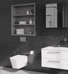 kielle Arkas I - Wand-WC mit WC-Sitz SoftClose, Rimless, Weiß