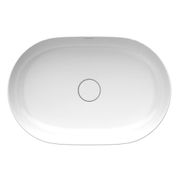 Duravit Luv Aufsatzbecken ohne Hahnlochbank 60 x 40 cm, ohne Hahnlochbank, mit wondergliss