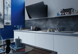 Franke Smart - Dunstabzugshaube FSMA 905 BK, Breite 90 cm, schwarzes Glas