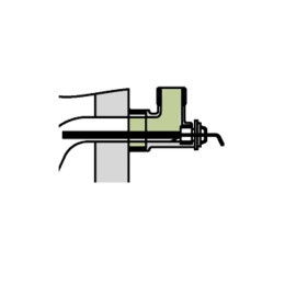 Viessmann Einschraubwinkel m.Tauchh. f. Vitocell 100-V, 300-V und 300-B bis 300 l
