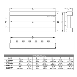 Glow Fire Insert 36 Elektrokamin Einbau