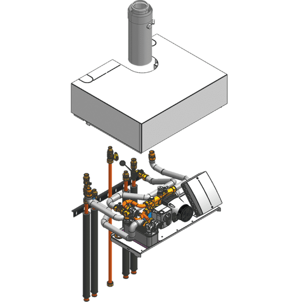 Viessmann Aufbau-Kit mit Mischer für APinstallatio
