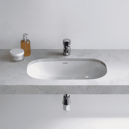 Duravit D-Code Unterbauwaschtisch 50x29 cm, ohne Hahnloch, Alpinweiß