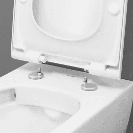 Duravit Plinero Wand-Tiefspül-WC-SET rimless mit WC-Sitz