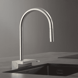 Hansgrohe Aquno Select M81 Küchenarmatur, ausziehbar, schwenkbar edelstahl gebürstet