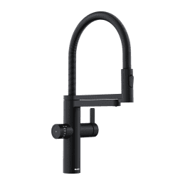 Blanco EVOL-S Pro - Spültischarmatur mit flexiblem Arm, Spülbrause und Filterfunktion, schwarz matt