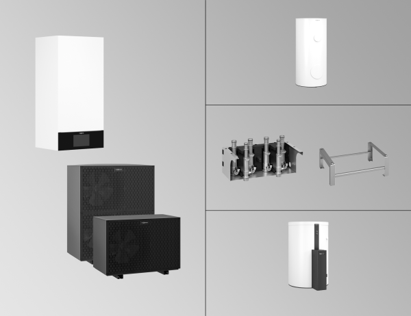 Viessmann Paket Vitocal 250-A A13 400V AF mit Vitocell 100-V CVWC 250l