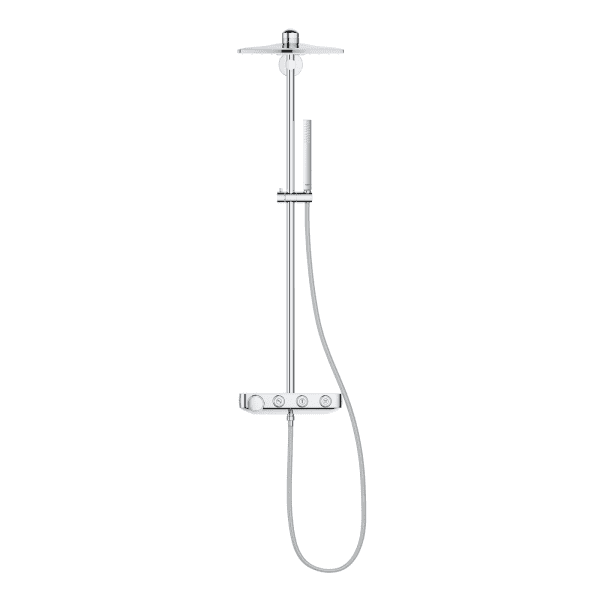 Grohe Euphoria SmartControl Duschsäule Cube 310 Duo mit Thermostatarmatur, Moon White