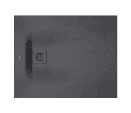 Duravit Sustano Duschtasse 100x80 cm, DuraSolid, dunkelgrau matt