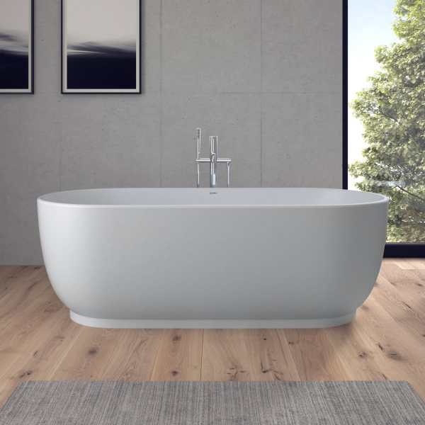 Duravit Luv freistehende Badewanne, oval 1800x850 mm weiß matt