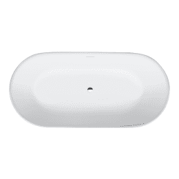 Duravit Luv freistehende Badewanne, oval 1800x850 mm weiß matt