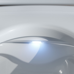 LAUFEN Cleanet Pro Stand-Dusch-WC mit WC-Sitz weiß