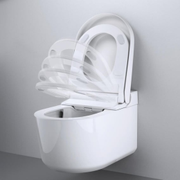Grohe Sensia Wand-Dusch-WC mit PowerFlush Triple Vortex, mit WC-Sitz mit GROHE HyperClean, weiß
