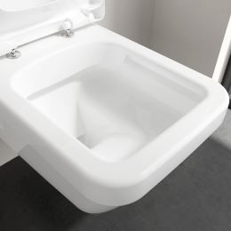 Villeroy & Boch Architectura Wand-WC mit Sitz SoftClosing, DirectFlush, Alpinweiß