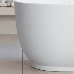 Duravit Luv freistehende Badewanne, oval 1800x850 mm weiß matt