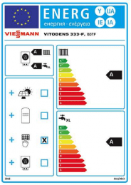 Viessmann Vitodens 333-F Brennwertpaket mit Ladespeicher Aufbau-Kit mit Mischer