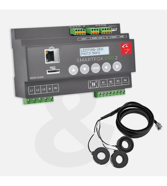 Smartfox SMARTFOX Pro 2 3Y Energiemanager inkl. 80A Stromwandler - 0% MwSt (gemäß §12 Abs. 3 UstG)