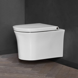 Duravit White Tulip Wand-WC Rimless mit HygieneGlaze