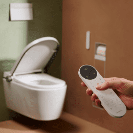 Hansgrohe LavaPura Element S Wand-Dusch-WC Komplett Set AquaHelix Flush, SmartClean, HygieneEffect,