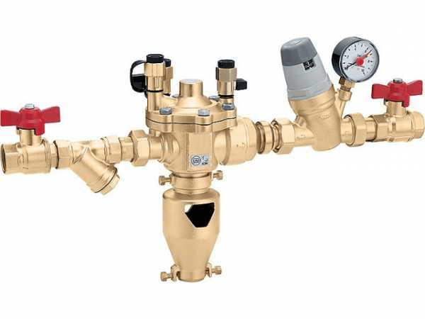 CALEFFI Automatische Füllarmatur 3/4" mit Systemtrenner Typ BA Druckeinstellbereich: 1-6 bar