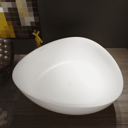 Riho Oviedo freistehende Badewanne 160 x 160 x 57 cm weiss seidenmatt