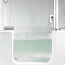 Artweger Twinline 2 Duschbadewanne Komplett-Set 160/170 cm, Nischenversion