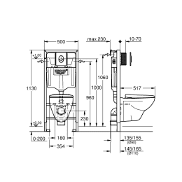 Grohe Solido Perfect Set 4 in 1 Wand-WC Set