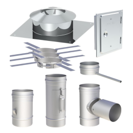 Viessmann Paket Edelstahl-Abgassystem 150 mm, einwandig, mit Längenelementen (ca. 7 m)