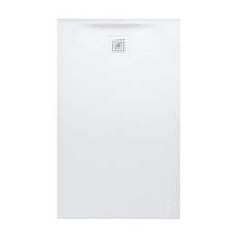 Laufen Pro Rechteck-Duschwanne mit Gelcoat rutschhemmend 130x80 cm weiß matt